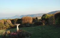 disabled accessible garden with sea views